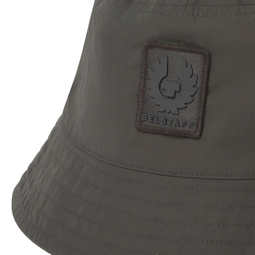 Belstaff Tech Shell Bucket Hat Army Olive - Parasol Store