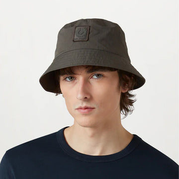 Belstaff Tech Shell Bucket Hat Army Olive - Parasol Store