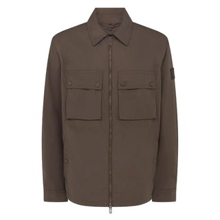 Belstaff Tourer Overshirt Army Olive - Parasol Store
