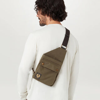 Belstaff Trialmaster Crossbody Bag Faded Olive - Parasol Store