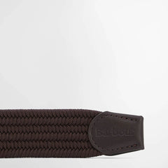Barbour Nevis Stretch Webbing Belt Peppercorn