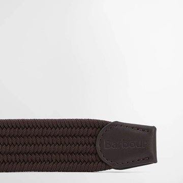 Barbour Nevis Stretch Webbing Belt Peppercorn