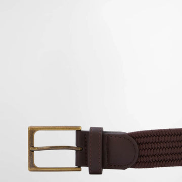 Barbour Nevis Stretch Webbing Belt Peppercorn