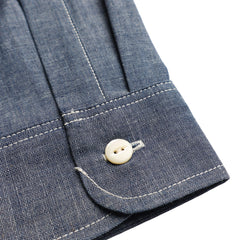 Big John MS003R 5oz Selvedge Chambray L/S Shirt Indigo