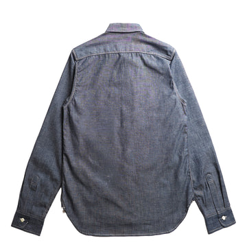 Big John MS003R 5oz Selvedge Chambray L/S Shirt Indigo