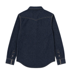 Big John MS004E 10oz Selvedge Western Shirt Indigo