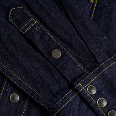 Big John MS004E 10oz Selvedge Western Shirt Indigo