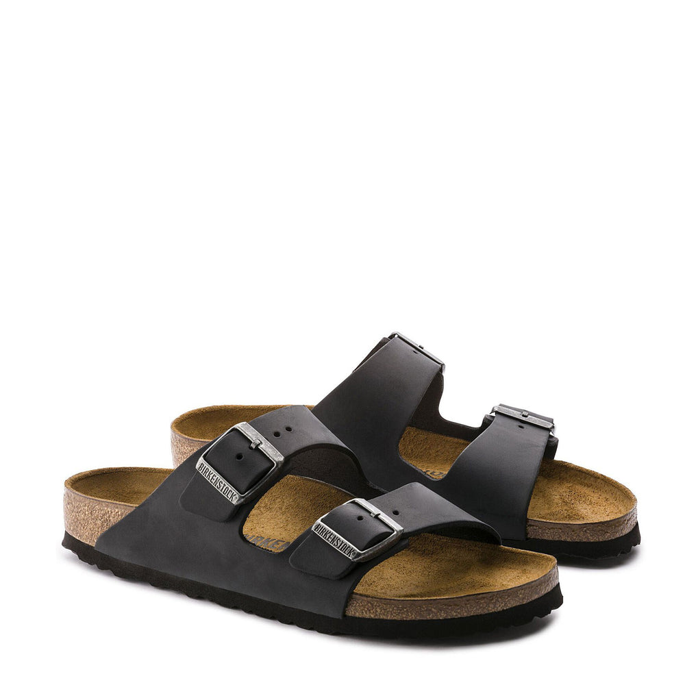 Birkenstock Arizona Regular Sandal Oiled Leather Black - Parasol Store