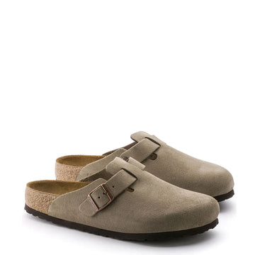 Birkenstock Boston SFB Reg Fit Taupe - Parasol Store