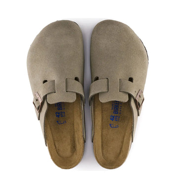 Birkenstock Boston SFB Reg Fit Taupe - Parasol Store