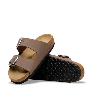Birkenstock Womens Arizona Big Buckle Nubuck Sandal Mocca