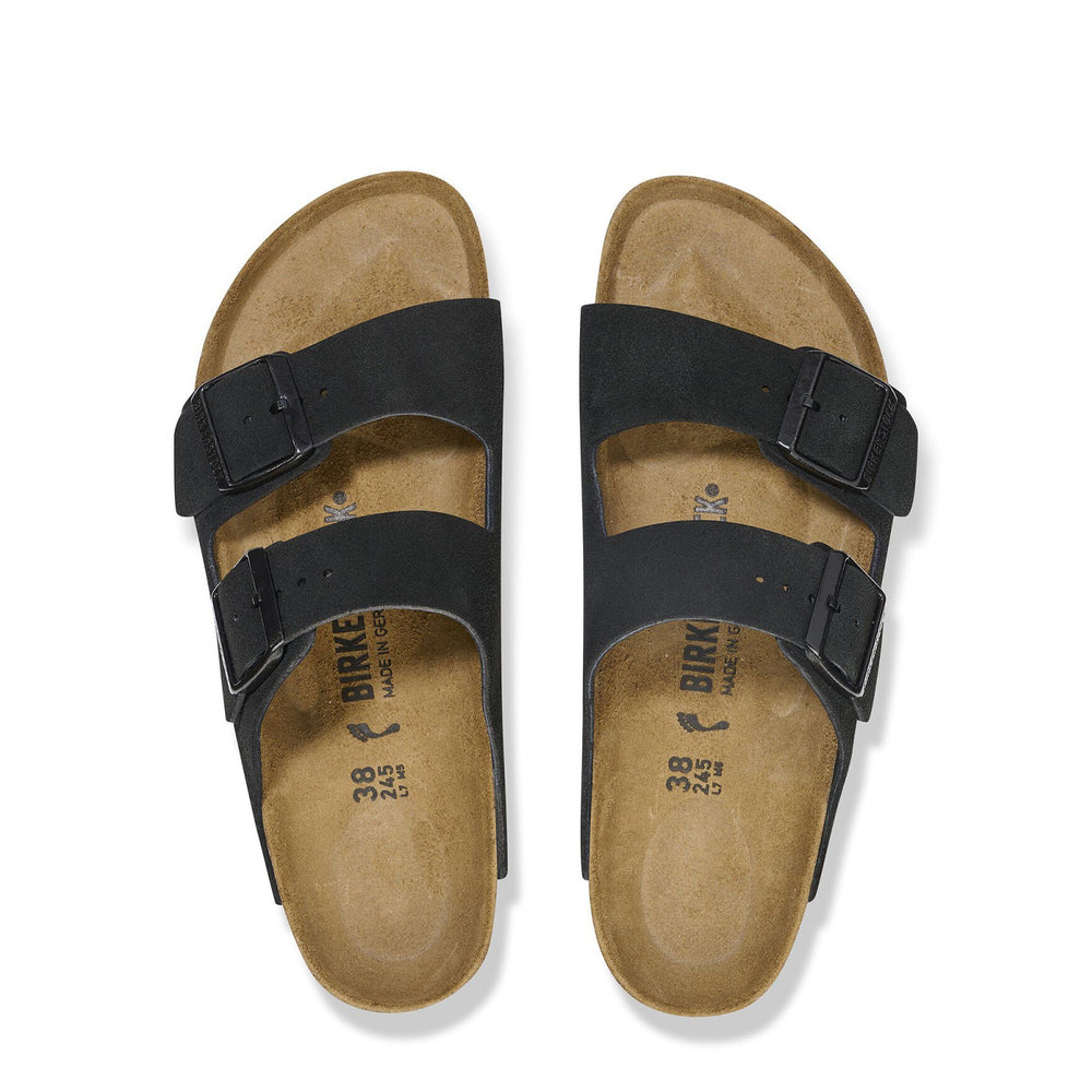 Birkenstock Womens Arizona Narrow Sandal Black - Parasol Store