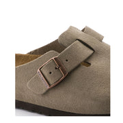 Birkenstock Womens Boston SFB VL Narrow Sandal Taupe - Parasol Store