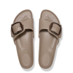 Birkenstock Womens Madrid Big Buckle EVA Sandal Narrow Fit Grey Taupe