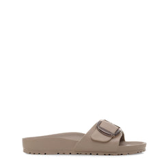 Birkenstock Womens Madrid Big Buckle EVA Sandal Narrow Fit Grey Taupe