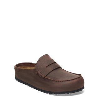Birkenstock Womens Naples Wrapped Oiled Leather Shoe Habana