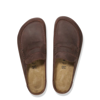 Birkenstock Womens Naples Wrapped Oiled Leather Shoe Habana