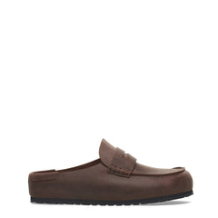 Birkenstock Womens Naples Wrapped Oiled Leather Shoe Narrow Fit Habana