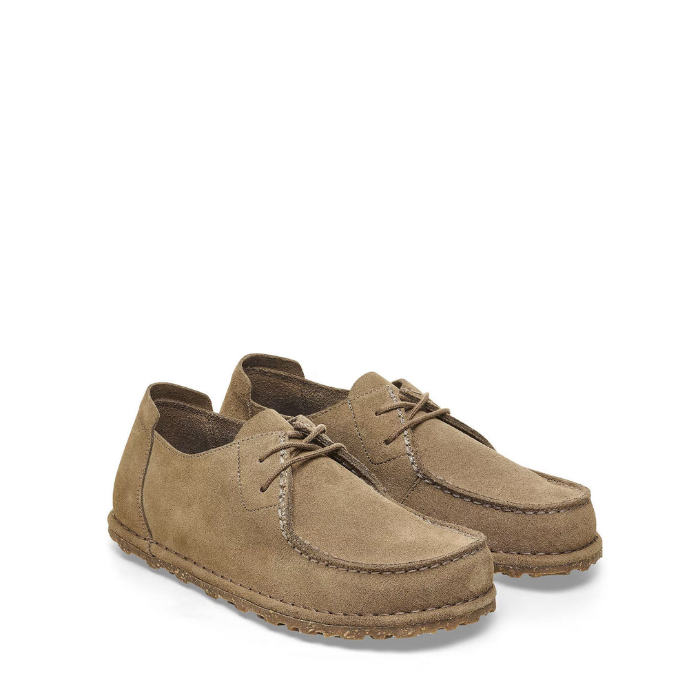 Birkenstock Womens Utti Lace Shoe Gray Taupe - Parasol Store