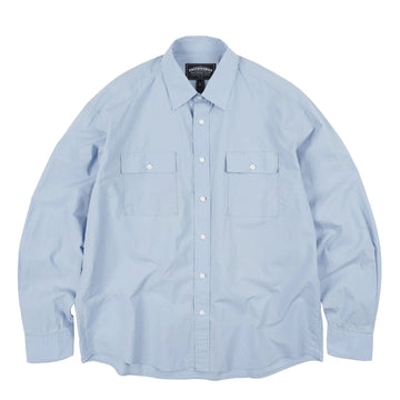 Frizmworks Cigarette Pocket Typewriter Shirt Sky Blue - Parasol Store