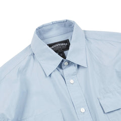 Frizmworks Cigarette Pocket Typewriter Shirt Sky Blue - Parasol Store