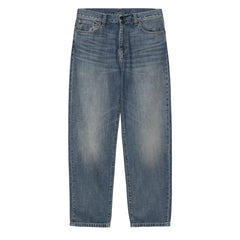 Carhartt WIP Aaron Pant Blue Dark Used Wash
