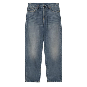 Carhartt WIP Aaron Pant Blue Dark Used Wash