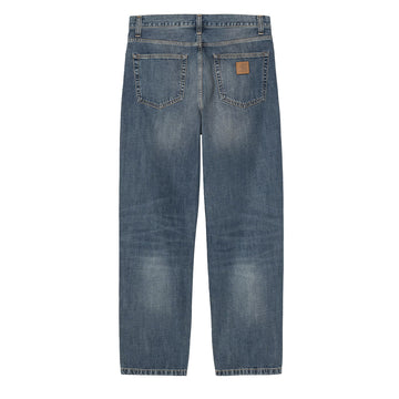 Carhartt WIP Aaron Pant Blue Dark Used Wash
