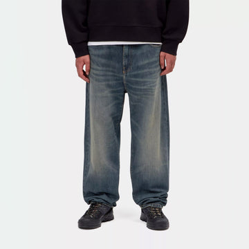 Carhartt WIP Aaron Pant Blue Mid Worn Used