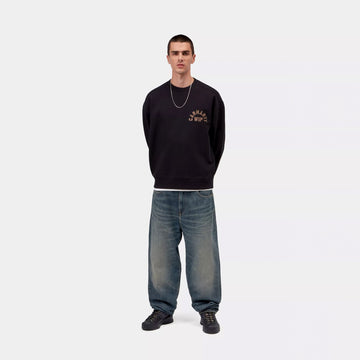 Carhartt WIP Aaron Pant Blue Mid Worn Used