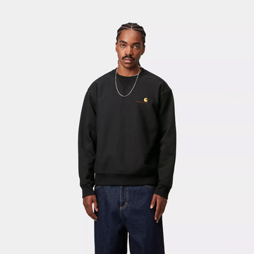 Carhartt WIP American Script Sweat Black