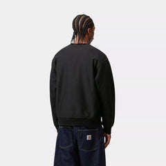 Carhartt WIP American Script Sweat Black