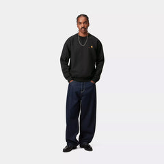 Carhartt WIP American Script Sweat Black