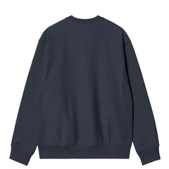 Carhartt WIP American Script Sweat Deep Night - Parasol Store
