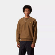 Carhartt WIP American Script Sweat Hamilton Brown - Parasol Store