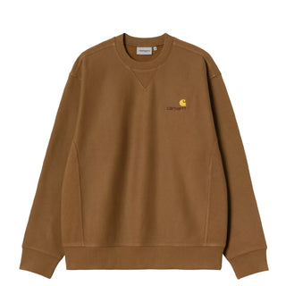 Carhartt WIP American Script Sweat Hamilton Brown - Parasol Store
