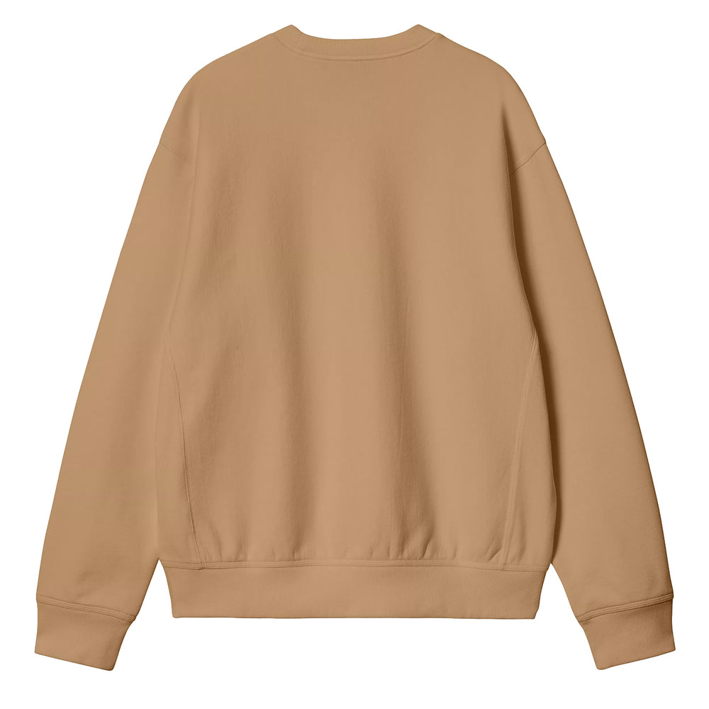 Carhartt WIP American Script Sweat Peanut - Parasol Store