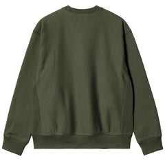 Carhartt WIP American Script Sweat Tarragon - Parasol Store