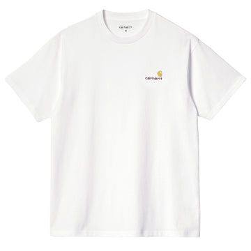 Carhartt WIP American Script T-Shirt White - Parasol Store