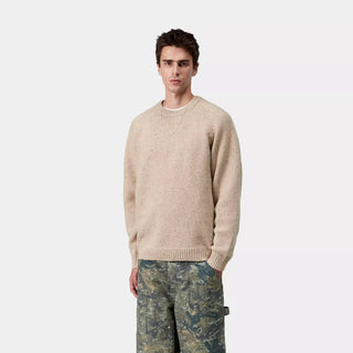 Carhartt WIP Anglistic Sweater Speckled Fleur de Sel - Parasol Store