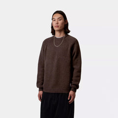 Carhartt WIP Anglistic Sweater Speckled Tobacco