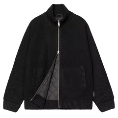 Carhartt WIP Banley Sweater Jacket Black - Parasol Store