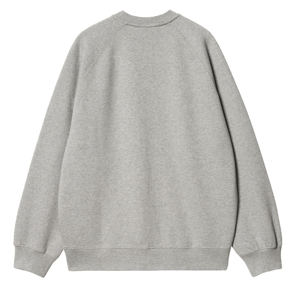 Carhartt WIP Bubbles Sweatshirt Grey Heather / Cherry Carhartt WIP