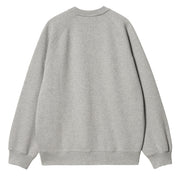 Carhartt WIP Bubbles Sweatshirt Grey Heather / Cherry Carhartt WIP