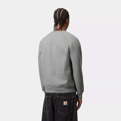 Carhartt WIP Chase Sweat Grey Heather / Gold - Parasol Store