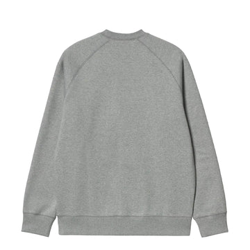 Carhartt WIP Chase Sweat Grey Heather / Gold