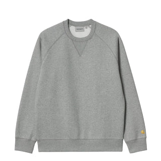 Carhartt WIP Chase Sweat Grey Heather / Gold