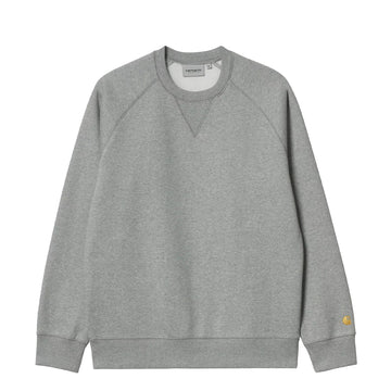 Carhartt WIP Chase Sweat Grey Heather / Gold