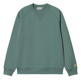 Carhartt WIP Chase Sweat Silver Pine / Gold - Parasol Store