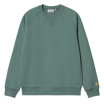 Carhartt WIP Chase Sweat Silver Pine / Gold - Parasol Store